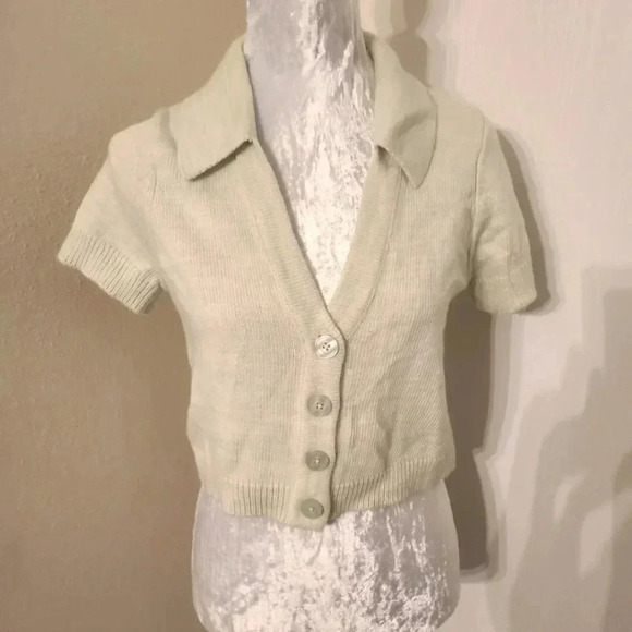 Show Me Your MuMu Sweaters - Show Me Your MuMu short sleeve Cardigan, size XS